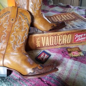 Tony Lama cowgirl boots,  new.